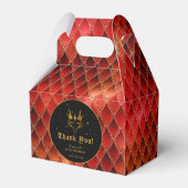 レッドドラゴンはかりで測金ゴールド誕生日ありがとう フェイバーボックス (裏面サイド)