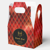 レッドドラゴンはかりで測金ゴールド誕生日ありがとう フェイバーボックス (オープン)