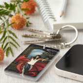 レッドドラゴンアーバンファンタジーQRコード キーホルダー (正面右)