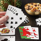 レッドドラゴンウェールズ国旗 トランプ (インサイチュ)