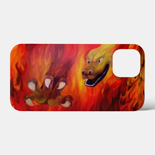 レッドドラゴンクロー Case-Mate iPhoneケース (裏面 (横))