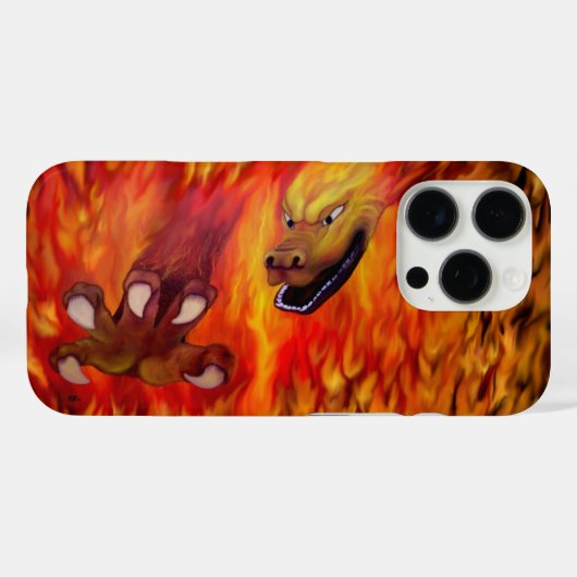 レッドドラゴンクロー Case-Mate iPhoneケース (裏面 (横))