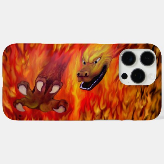 レッドドラゴンクロー Case-Mate iPhoneケース (裏面 (横))