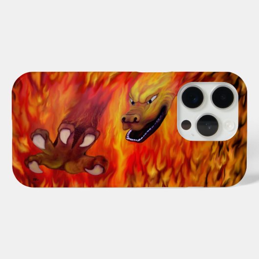 レッドドラゴンクロー Case-Mate iPhoneケース (裏面 (横))