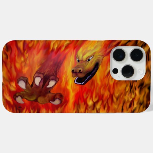 レッドドラゴンクロー Case-Mate iPhoneケース (裏面 (横))