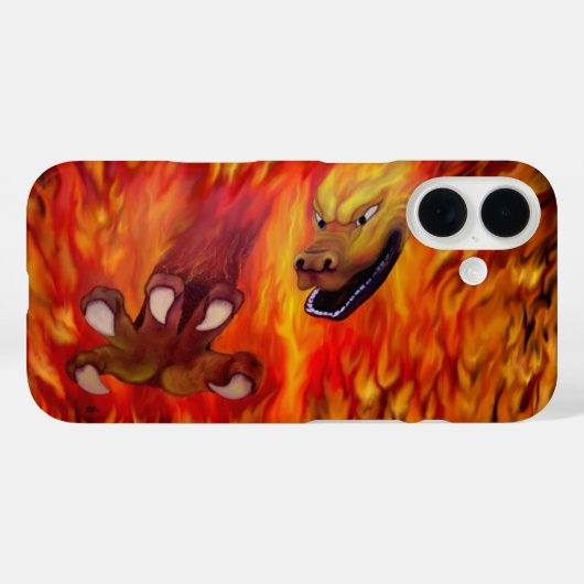 レッドドラゴンクロー Case-Mate iPhoneケース (裏面 (横))