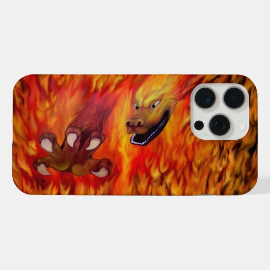 レッドドラゴンクロー iPhoneケース (裏面横)