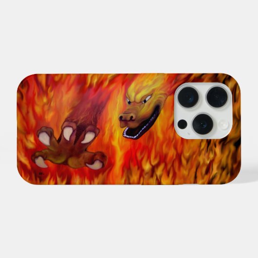 レッドドラゴンクロー iPhoneケース (裏面横)