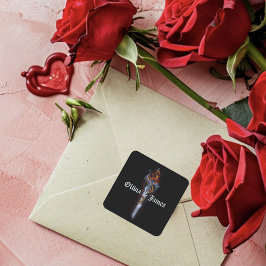 レッドドラゴンソードバラ スクエアシール