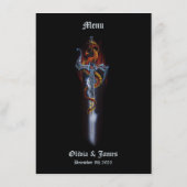 レッドドラゴンソードバラ メニュー (裏面)