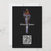 レッドドラゴンソードバラ 招待状 (裏面)