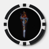 レッドドラゴンソードファンタジー ポーカーチップ (正面)