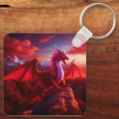レッドドラゴンパーチズオンクラギーマウンテンピーク キーホルダー (裏面)