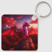 レッドドラゴンパーチズオンクラギーマウンテンピーク キーホルダー (裏面)