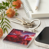 レッドドラゴンパーチズオンクラギーマウンテンピーク キーホルダー (正面右)