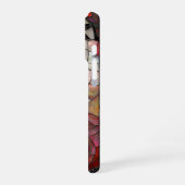 レッドドラゴンフェイクステンドグラスデザイン iPhoneケース (左側面)