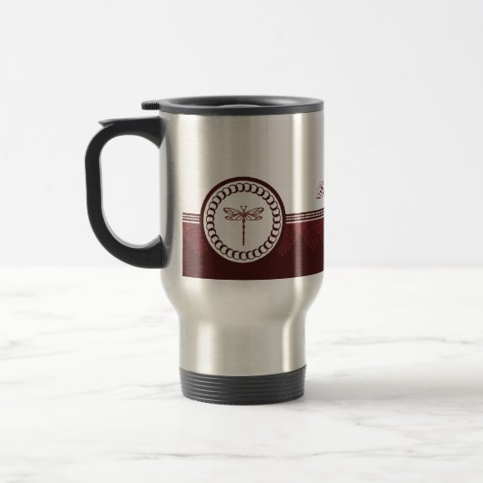 レッドドラゴンフライエンブレムタンブラー トラベルマグ (左)