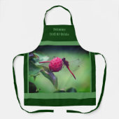 レッドドラゴンフライパーソナライズされた自然 エプロン (正面)