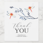 レッドドラゴンフライワインラベル ワインラベル (シングルラベル)