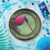 レッドドラゴンフライ自然パーソナライズされたパーティー ペーパープレート (パーティー)