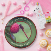 レッドドラゴンフライ自然パーソナライズされたパーティー ペーパープレート (パーティー)