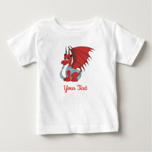レッドドラゴンベビーTシャツ ベビーTシャツ