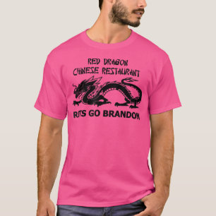 レッドドラゴン中国のレストラン行こうブランドン Tシャツ