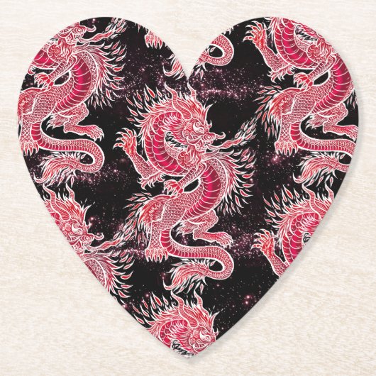レッドドラゴン銀河系 ペーパーコースター (正面)