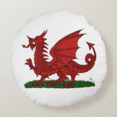 レッドドラゴン・オブ・ウェールズ ラウンドクッション (裏面)