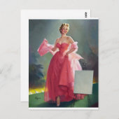 レッドドレスアップ ポストカード (正面/裏面)