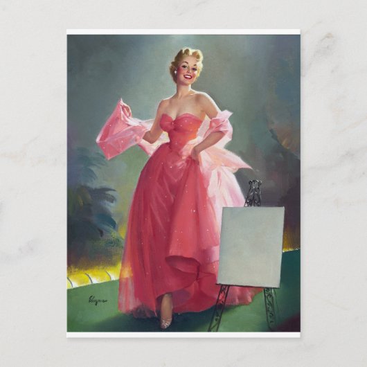 レッドドレスアップ ポストカード (正面)