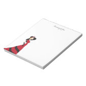 レッドドレスノートパッド ノートパッド (回転)