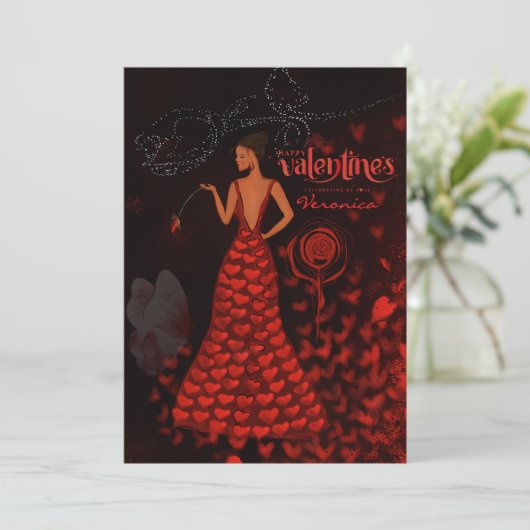 レッドドレスヴァレンティーンズデイカード シーズンカード (スタンド正面)