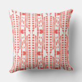 レッドドロップの民族のスタイル クッション (裏面)