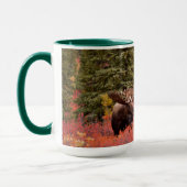 レッドドワーフに立つブルムース樺の木 マグカップ (左)