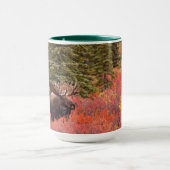 レッドドワーフに立つブルムース樺の木 マグカップ (中央)