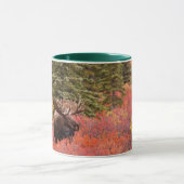 レッドドワーフに立つブルムース樺の木 マグカップ (中央)