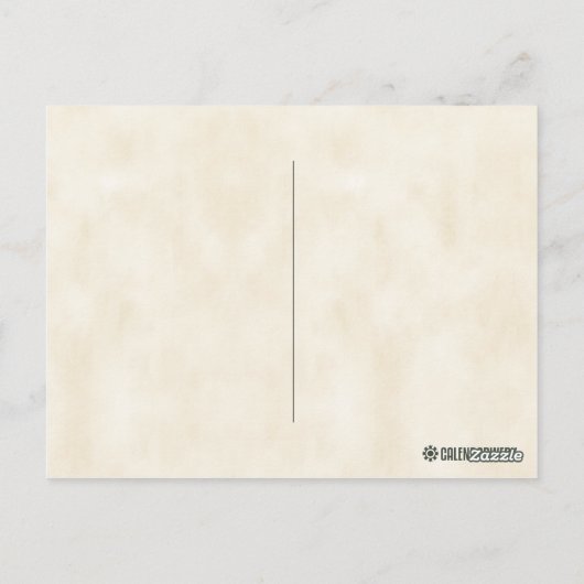 レッドドワーフアヴェンスヴィンテージイラストレーション ポストカード (裏面)