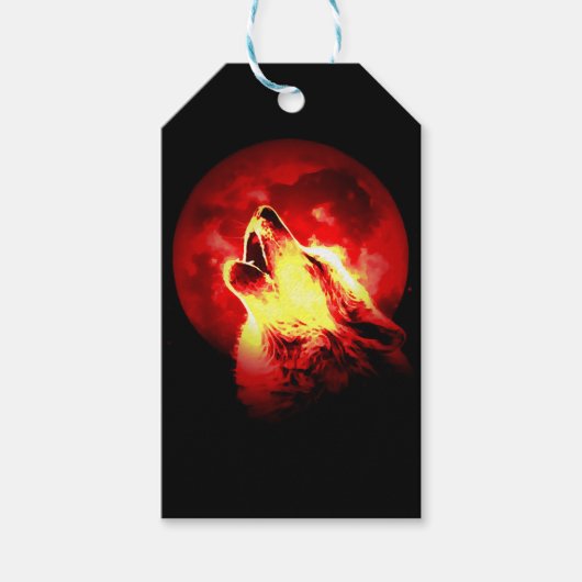レッドナイトでハウリングウルフ ギフトタグ (正面)