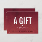 レッドナイトスカイ銀河系宇宙宇宙ハートラブ (正面/裏面)