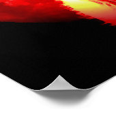 レッドナイトフルムーンリーダーシップウルフポスター ポスター (角)