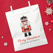 レッドナツクラッカークリスマスホリデーパーティーのお気に入り フェイバーバッグ