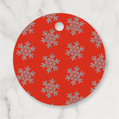 レッドナツクラッカークリスマスホリデー フェイバータグ (裏面)