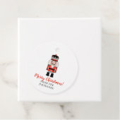 レッドナツクラッカークリスマスホリデー フェイバータグ (インサイチュ)