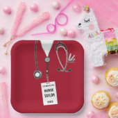 レッドナースグラード2025パーティー紙プレート ペーパープレート (パーティー)