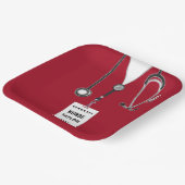 レッドナースグラード2025パーティー紙プレート ペーパープレート (傾斜あり)