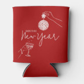 レッドニューイヤーパーティー 缶クーラー (正面)