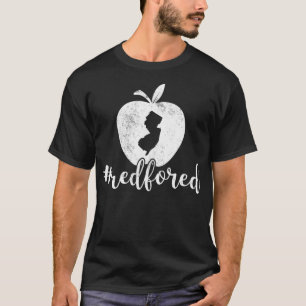 レッドニュージャージー州先生公教育_1 Tシャツ