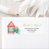 レッドニューホーム差出人住所ラベル ラベル (インサイチュ)