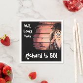 レッドネックおもしろいヒルビリーバースデーパーティー スタンダードカクテルナプキン (インサイチュ)